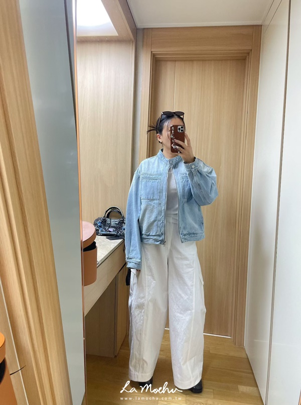洗色漸層牛仔拉鍊外套